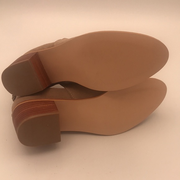 ABLE Local + Global Gamboa Cut-Out Suede Bootie Ankle Boot Size 7 - Picture 4 of 7